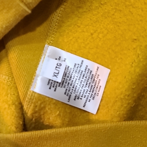 WyCo Anarchy Mustard/Red Pullover Hoodie - Sz XL - Picture 4 of 4